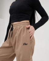 Брюки MEMBRANA ONE Бежевые — фото 7
